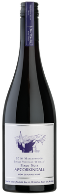 ALAN MCCORKINDALE 2016 Wairau Pinot Noir