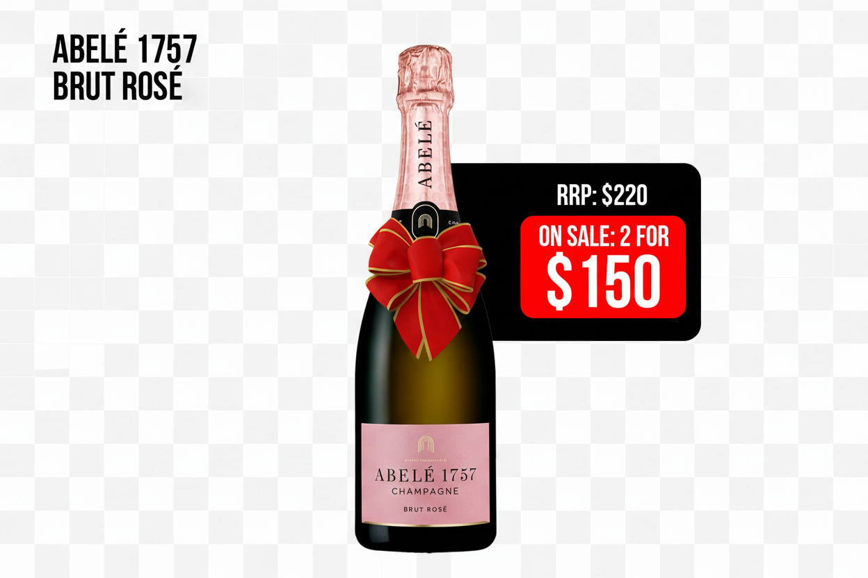 Abelé 1757 NV Brut Rosé – Background Removed