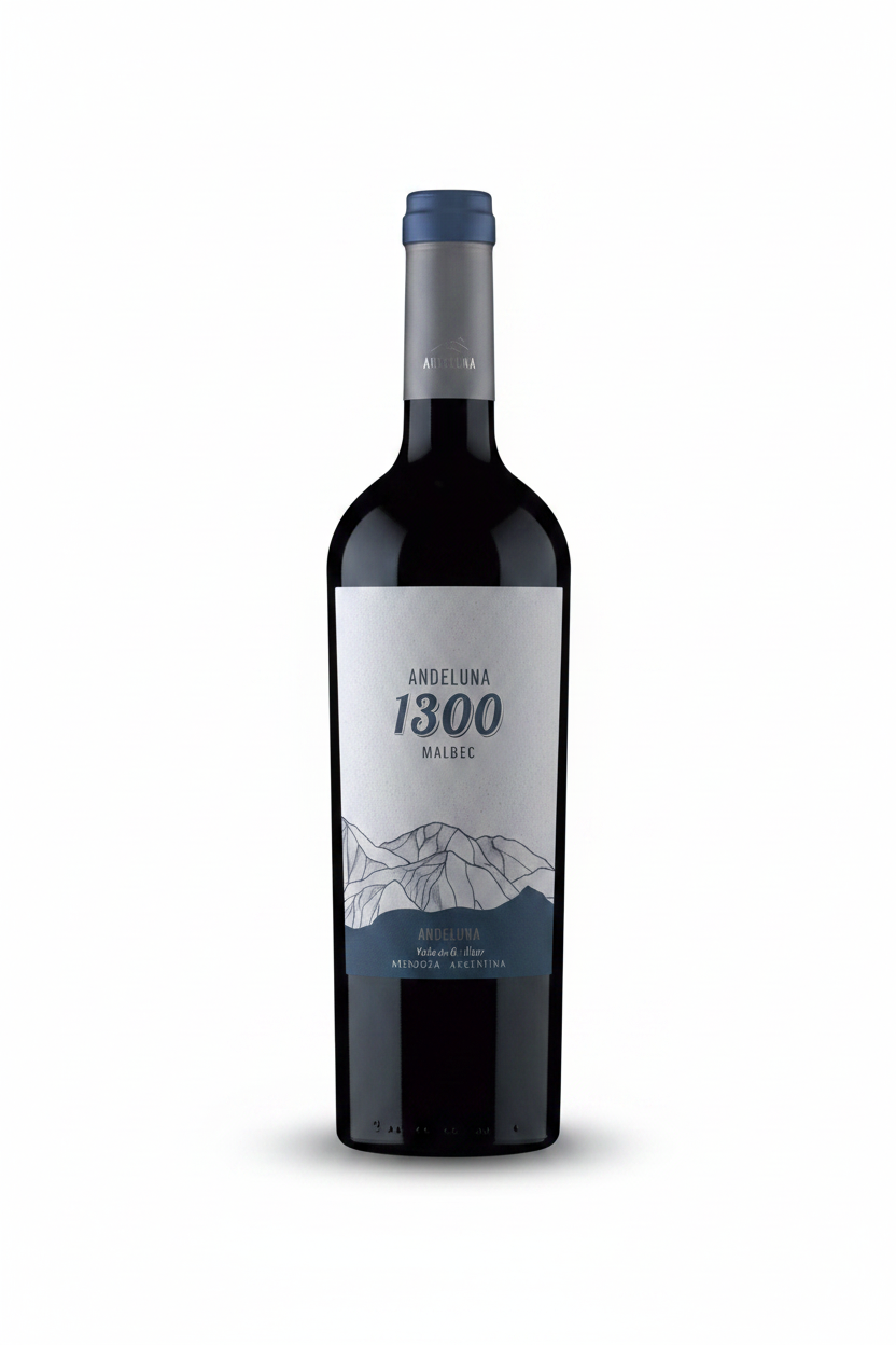 Andeluna 1300 Malbec - Clean Bottle