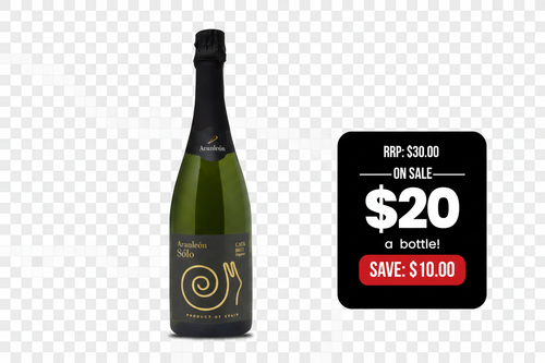Aranleón Sólo Cava Brut – Background Removed