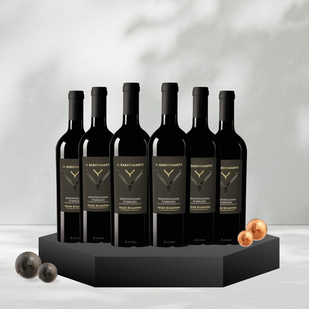 Feudi Bizantini Il Rabdomante Montepulciano d'Abruzzo 2021 Bundle