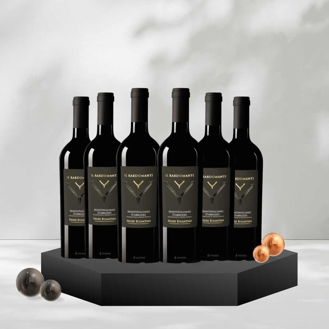 Feudi Bizantini Il Rabdomante Montepulciano d'Abruzzo 2021 Bundle