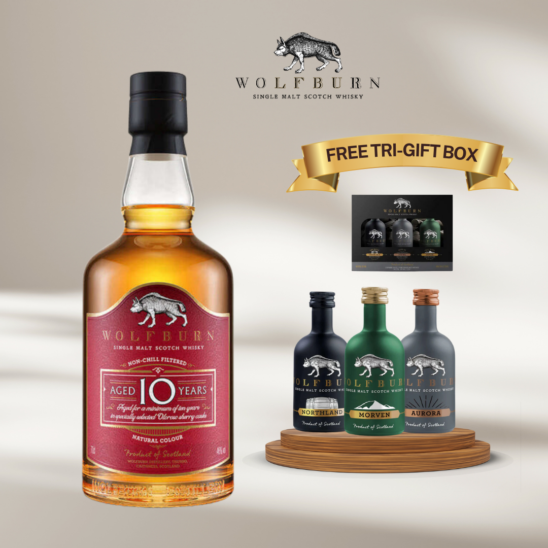 Wolfburn 10YO Single Malt Oloroso Cask Whisky 46%