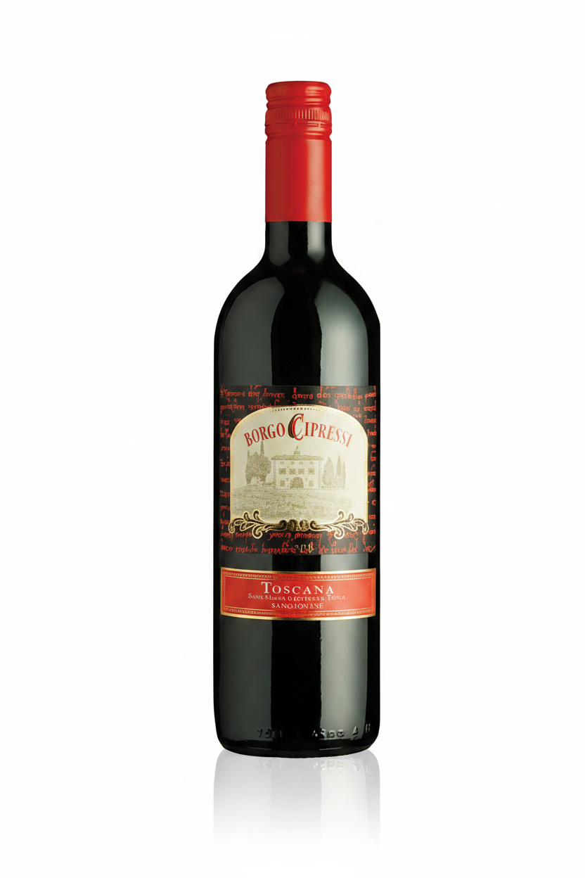 Borgo Cipressi Sangiovese Toscana - Clean Bottle