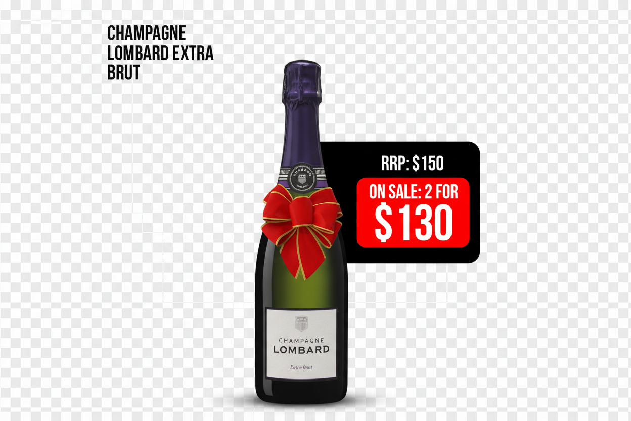 Champagne Lombard Extra Brut – Background Removed