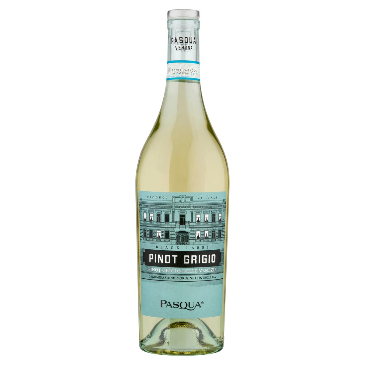 PASQUA 2021 Black Label Pinot Grigio Delle Venezie DOC Glass Closure (BLACK LABEL SERIES)