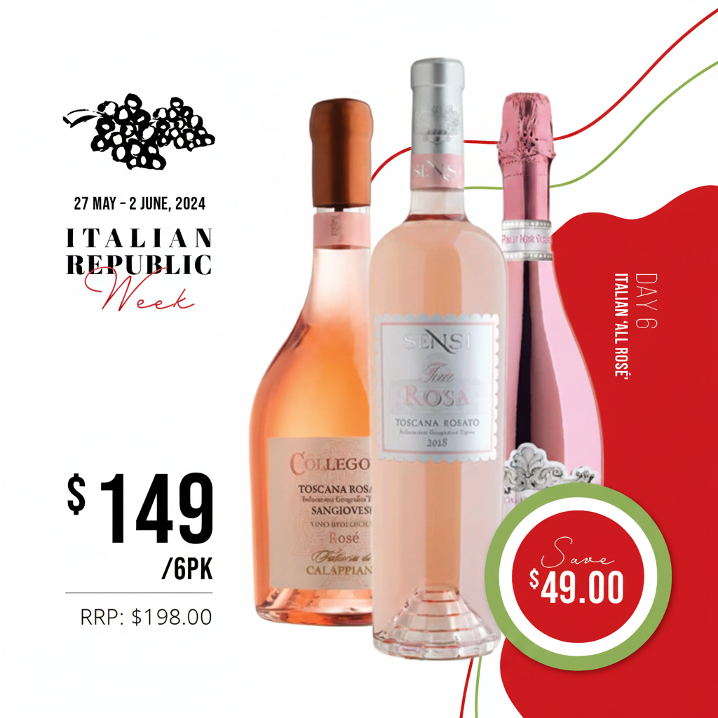 Day 6 Italian All Rosé - White Background