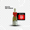 Dolce Vita – Bottle Centered with Equal Spacing