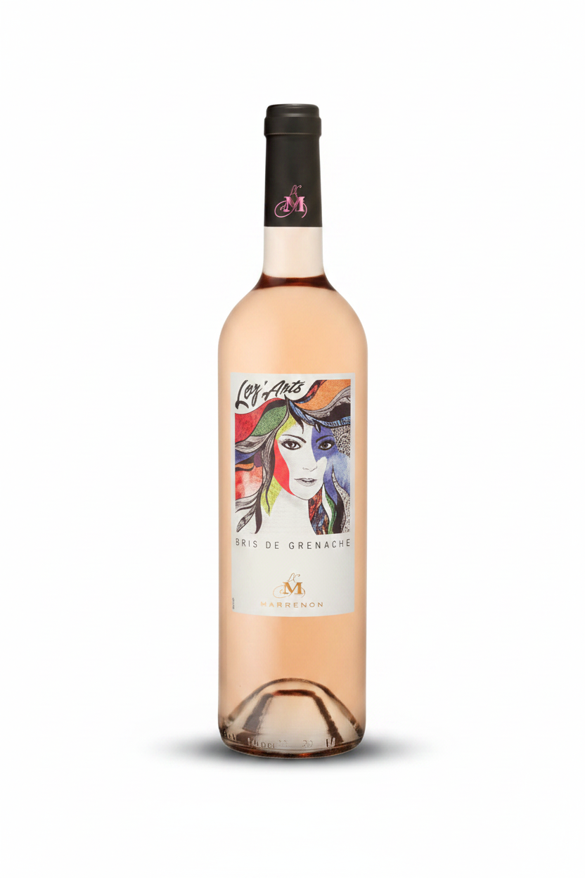 Marrenon LEZ ARTS Rosé - Clean Bottle