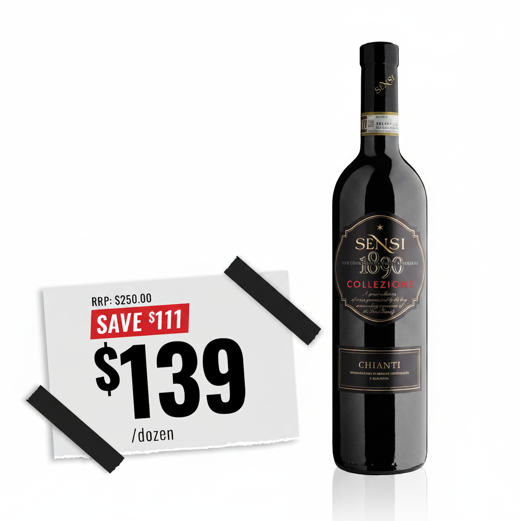 Sensi Chianti - White Background with Pricing