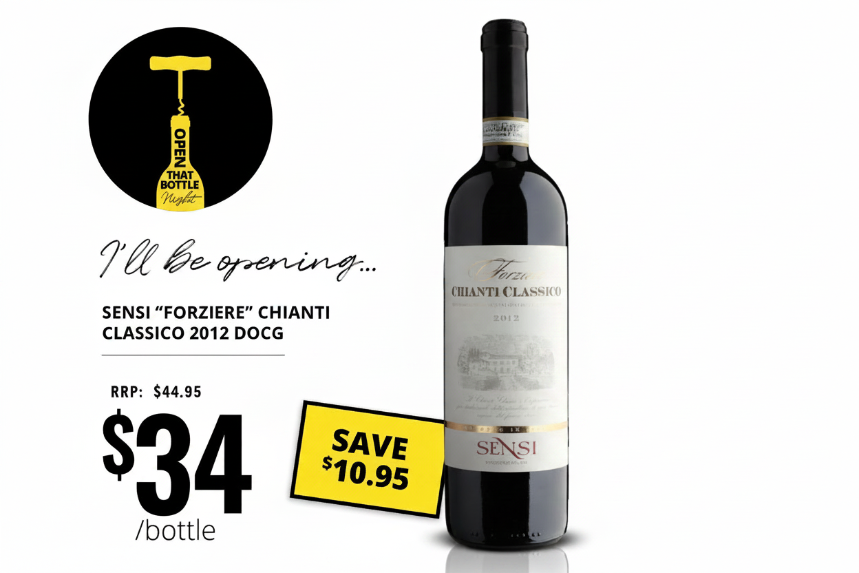 Sensi Forziere Chianti Classico - Solid White Background
