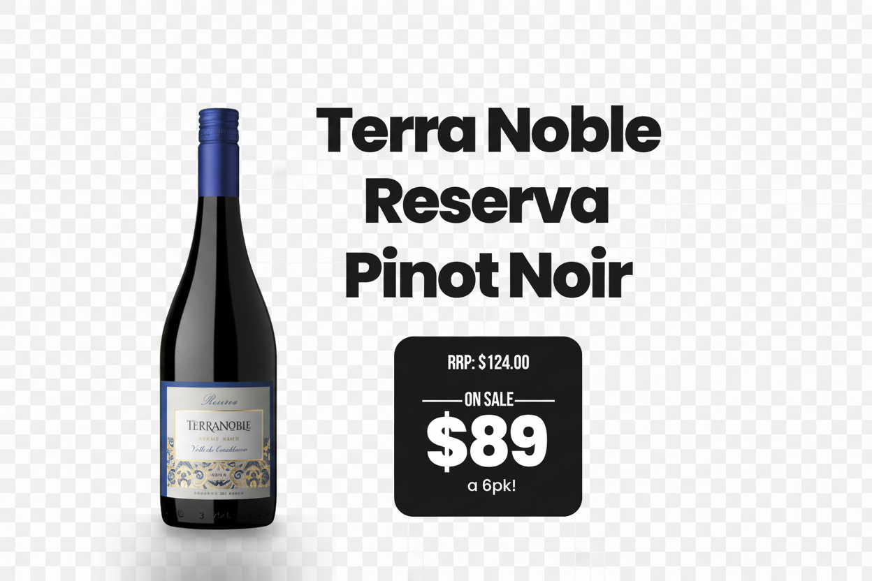 Terra Noble Civis Reserva Pinot Noir – Background Removed